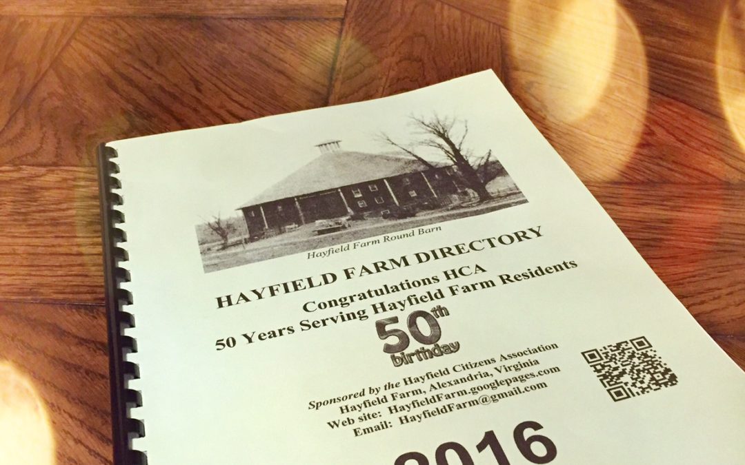 Volunteer Needed:  Hayfield Farm Directory Editor