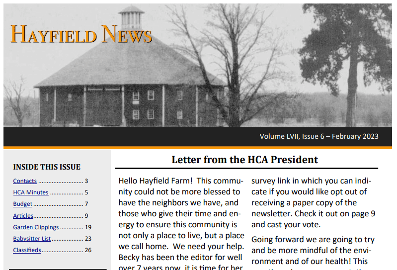 February Newsletter 2023