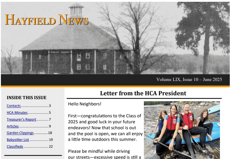 June Newsletter 2025