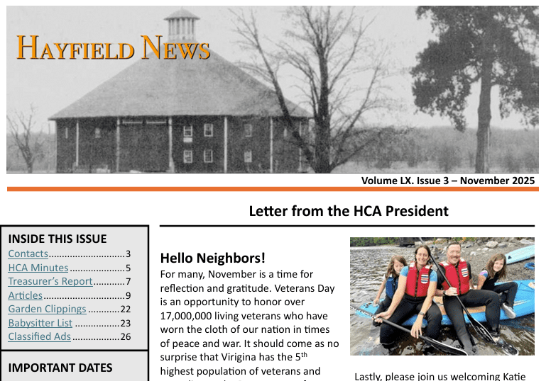 November Newsletter 2025