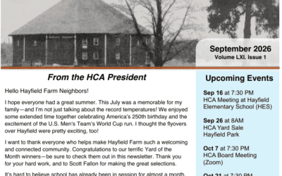 September Newsletter 2026